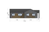 Casa prefabricada para vivir TESSA PV (Aislada PLUS, 44 mm + revestimiento), 130 m² specification 5