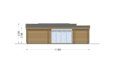 Producto de segunda mano: Casa de madera VICTORIA S (66+66 mm) , 171 m² specification 3