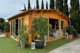 Caseta de jardín de madera MIA (44 mm), 5.5x5.5 m, 30 m² customer 1