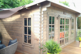 Caseta de jardín de madera ESSEX (44 mm), 5x4 m, 20 m² customer 3