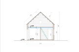 Casa de madera para jardin SARA S (44 mm + revestimiento), 27 m² specification 7