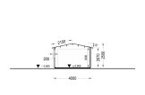 Garaje de madera CLASSIC (34 mm), 4x6 m, 24 m² specification 6
