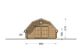 Garaje de madera BARN (44 mm), 5x6 m, 30 m² specification 2