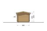 Caseta de jardín de madera ELEONORA (44 mm), 6.6x3 m, 19.8 m² specification 5