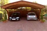 Cochera de madera double BETSY DUO, 6x6 m, 36 m² customer 2