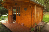 Caseta de jardín de madera RENNES (34 mm), 4x3 m, 12 m² customer 3