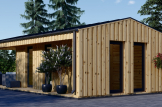 Casa de jardín ANNA SCANDINAVIA (44 mm + revestimiento) , 37 m² specification 4