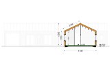 Casa de madera para vivir TESSA RV (Aislada PLUS, 44 mm + revestimiento), 130 m² specification 7