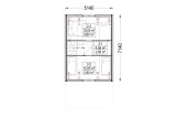 Casa de madera ALINA (34 mm + revestimiento), 46 m² specification 2