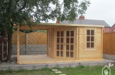 Caseta de jardin AIDA PLUS 9 m² (3x3) 28 mm customer 2