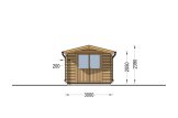 Caseta de jardín de madera PETER (34 mm), 3x4 m, 12 m² specification 2