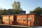 Casa de jardín ALTURA de tejado plano (44 mm), 31 m² customer 2