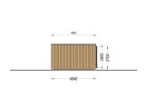 Casa de madera prefabricada PREMIUM S (Aislada, 34 mm + revestimiento), 10.5x4.5 m, 47 m² specification 5