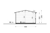 Caseta de jardín de madera WISSOUS (44 mm), 4x3 m, 12 m² specification 6