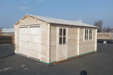 Garaje de madera (44 mm), 4x6 m, 24 m² customer 2