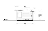Caseta de jardín de madera ESSEX (34 mm), 5x4 m, 18 m² specification 6