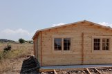 Garaje de madera double MULTI (44 mm) 6x6 m con cochera 3x6 m customer 2
