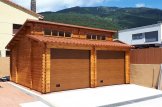 Garaje de madera DOBLE TWIN (44 mm), 6x6 m, 36 m² customer 1