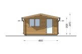 Caseta de jardín de madera DREUX (34 mm), 4x3 m, 12 m² specification 2