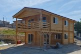 Casa de madera con porche TOULOUSE (66 mm), 100 m² + 20 m² customer 2