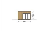 Casa de madera PREMIUM (Aislada, 34 mm + revestimiento), 7.5x4 m, 30 m² specification 5