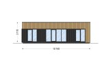 Casa de madera para vivir PREMIUM RV (Aislada PLUS, 44 mm + revestimiento), 42 m² specification 2