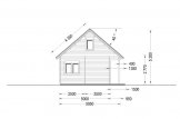 Casa de madera con porche AURA S (44+44 mm), 100 m² + 35 m² specification 5
