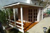 Caseta de jardin AIDA PLUS 9 m² (3x3) 28 mm customer 3