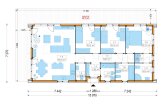 Casa prefabricada para vivir ROBERTA PV (Aislada PLUS, 44 mm + revestimiento), 95 m² specification 1