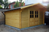 Caseta de madera para jardín PALMA (34 mm), 4x4 m, 16 m² customer 1