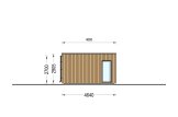 Casa de madera prefabricada PREMIUM S (Aislada, 34 mm + revestimiento), 10.5x4.5 m, 47 m² specification 3