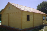 Caseta de madera habitable ANGERS (44+44 mm, aislada), 36 m² customer 2