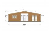 Casa de madera FILL S (34+34 mm), 60 m² specification 2