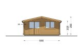 Caseta de jardín de madera LILLE (34 mm), 5x4 m, 20 m² specification 2