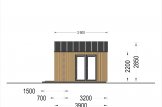 Caseta de jardín de madera PIA (Aislada, estructura de madera), 5x3 m, 15 m² specification 3