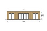 Casa de madera prefabricada PREMIUM (34 mm + revestimiento), 10.5x4.5 m, 47 m² specification 2