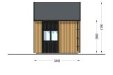 Casa de madera SARA (34 mm + revestimiento), 20 m² specification 6