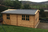 Garaje de madera (44 mm), 4x6 m, 24 m² customer 1