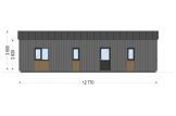 Casa prefabricada para vivir NICOLE PV (Aislada PLUS, 44 mm + revestimiento), 67 m² specification 4