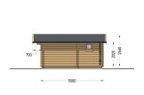 Caseta de jardín de madera NINA (44 mm), 5x5 m, 25 m² specification 5
