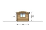 Caseta de jardín de madera OAK (34 mm), 6x3 m, 16 m² specification 5