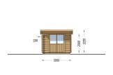 Caseta de jardín de madera MALTA (34 mm), 3x3 m, 9 m² specification 2