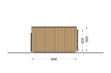 Oficina prefabricada de madera PREMIUM (34 mm + revestimiento), 6.5x4.5 m, 26 m² specification 3