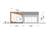 Casa prefabricada para vivir GINNY PV (Aislada PLUS, 44 mm + revestimiento), 49 m² specification 7