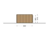 Casa de madera para vivir BELLA 3 RV (Aislada PLUS, 44 mm + revestimiento), 75 m² specification 5