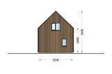 Casa prefabricada para vivir ALINA PV (Aislada PLUS, 44 mm + revestimiento), 46 m² specification 5