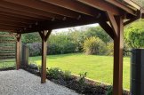 Cochera de madera 3x6 m con caseta (44 mm), 2x6 m customer 3