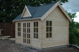 Caseta de jardín de madera CLOCKHOUSE (44 mm), 4x3 m, 12 m² customer 2