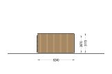 Casa de madera para vivir BELLA 3 RV (Aislada PLUS, 44 mm + revestimiento), 75 m² specification 3