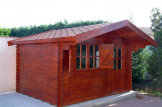 Caseta de madera DREUX (44 mm), 4x4 m, 16 m² customer 1